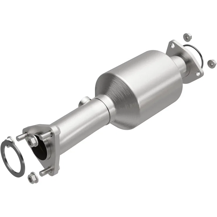 280150 – MAGNAFLOW Catalytic Converter, Stainless Steel Case Single Bolt-On Inlet Single Bolt-On Outlet 16-3/4 Inch O...
